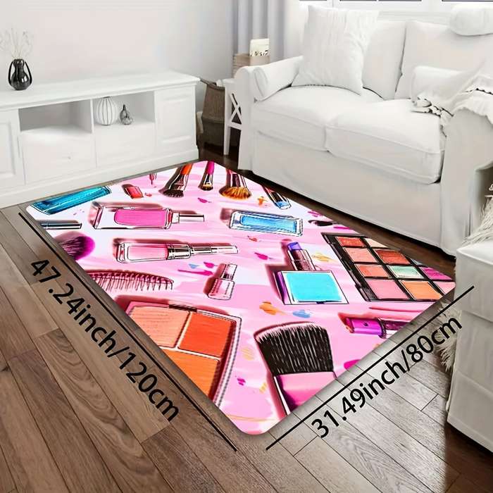 1Pc Pink 31.49x47.24inch 80x120cm Floor Mat