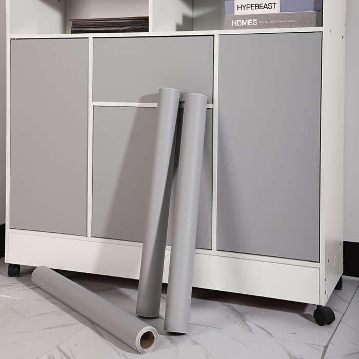 1PC Wall StickersSpace Gray60cmX3m 23.62X118.11in