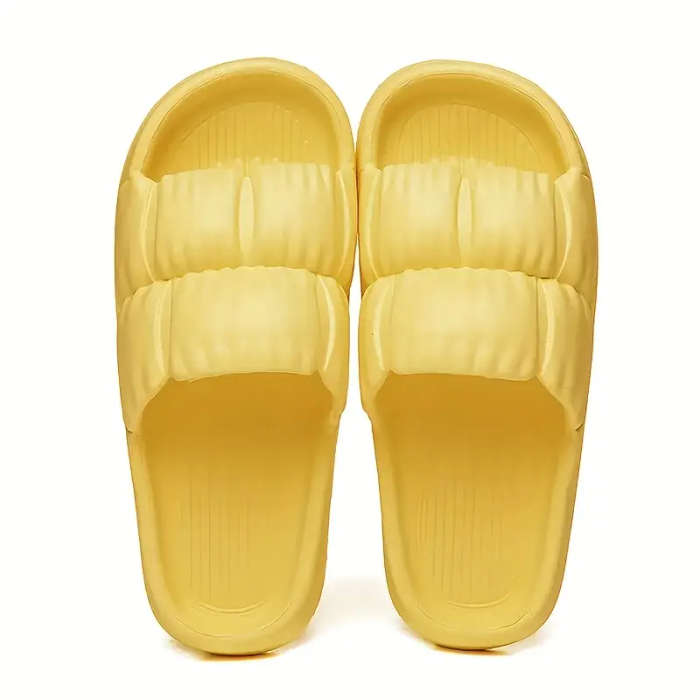 Women's Simple Indoor Slippers Yellow 40-41