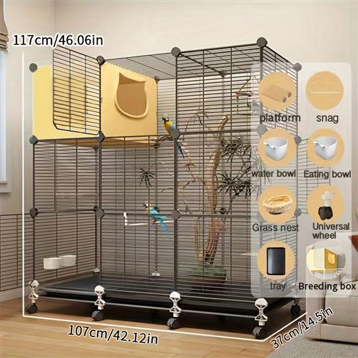 1pc Large Size Pet Cage