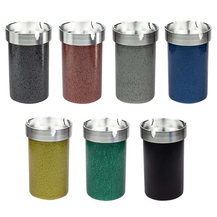 1pc Aluminum Alloy Golden Ashtray