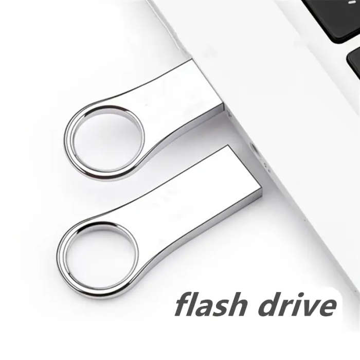 1pc Metal Usb 2.0 Flash Drive Pen Drive Usb Stick U Disk Is Suitable For All Kinds Of Products With