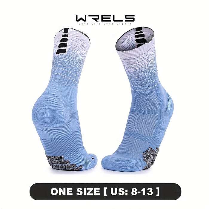 1 Pair Lake Blue Pink  Socks
