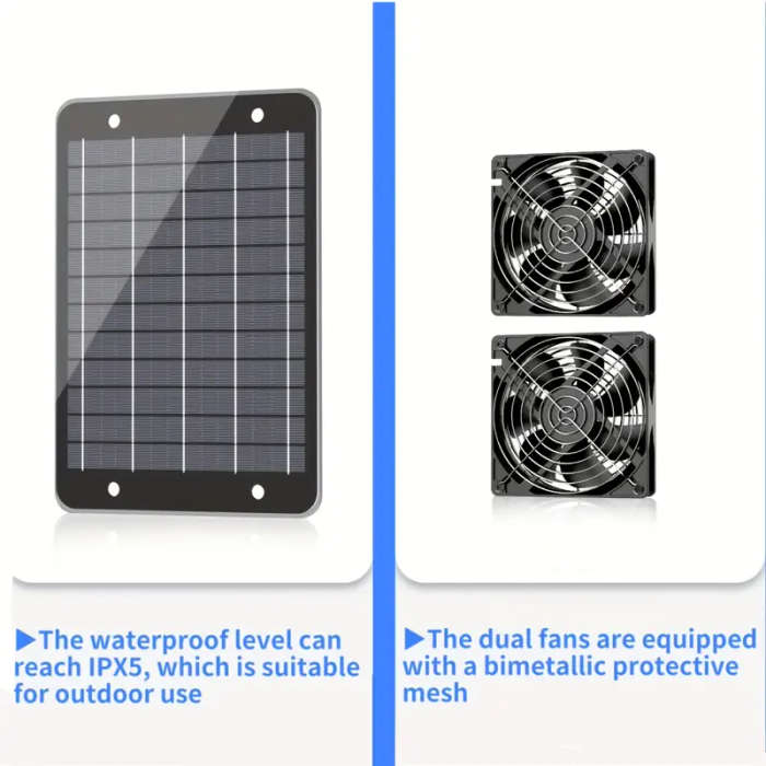 9w Solar Fan
