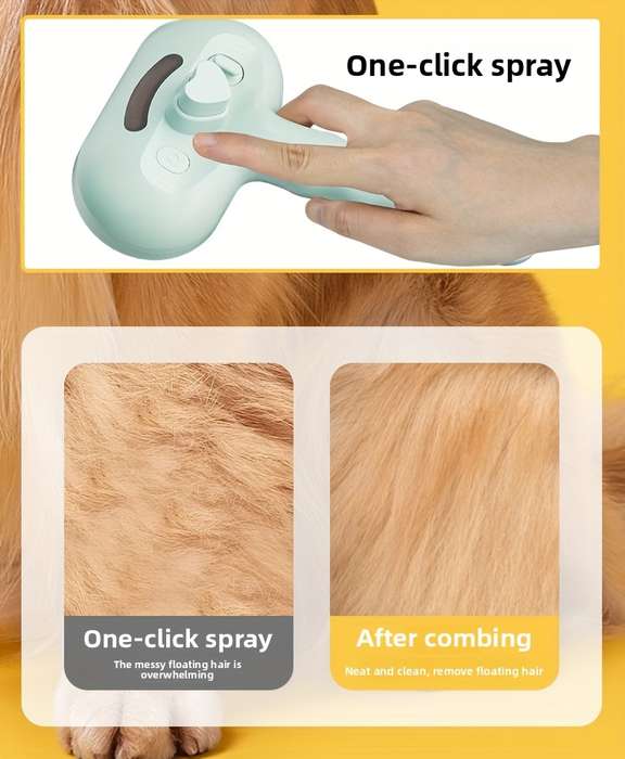 1pc Green Pet Comb