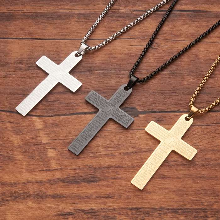 1 Piece Black Jesus Theme Pendant