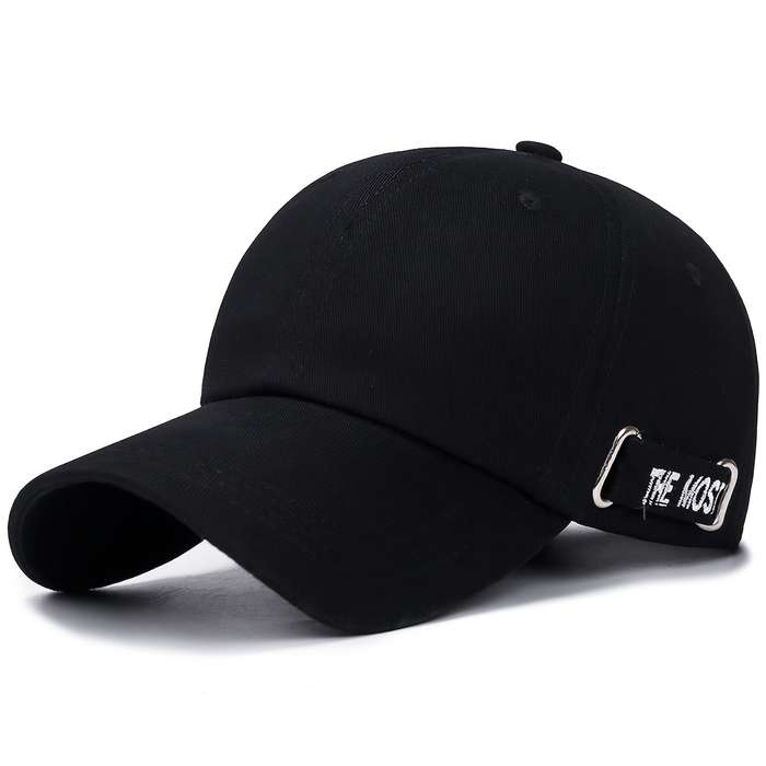 1pc Unisex Fashion Embroidered Letter Solid Color Baseball Cap Lightweight Polyester Adjustab