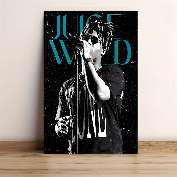 1pc 30.48x45.72 cm Frameless Canvas Poster Vintage JUICE WRILD Art Print by ARTistic DESIGN Bl