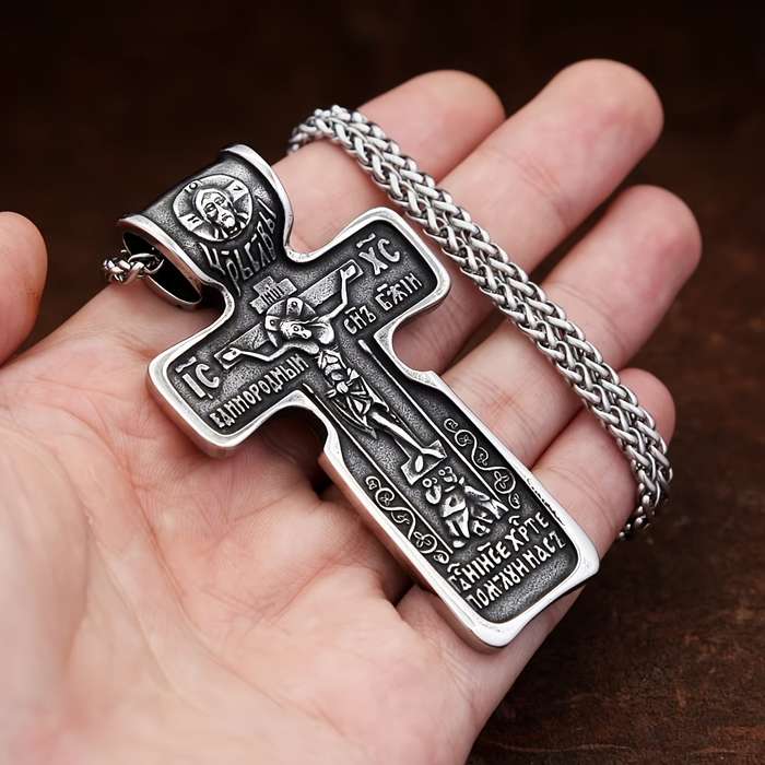 1 Piece Jesus Cross Necklace Jesus Theme Pendant