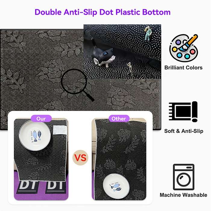 1Pc 4Ox6Ocm Floor Mat