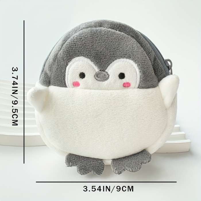 1pc A Cute Plush Coin Purse That Can Hold Lipstick And Bank Cards Perfect for Everyday Storage And