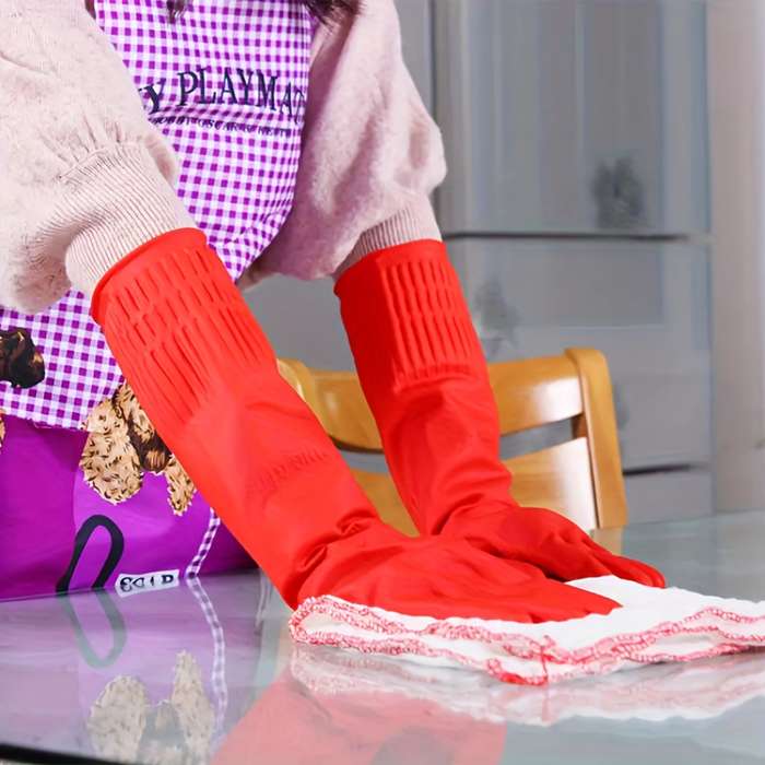 1 Pair Size M Household Cleaning Gloves
