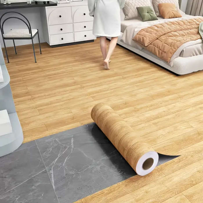 Vinyl Wood Grain Floor Tiles 500*60cm