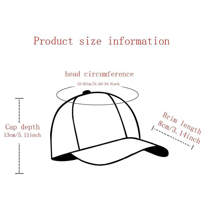 1pc Urban Outdoor Casual Baseball Cap Adjustable Fit Sun Protection Polyester Streetwear Hip-Ho