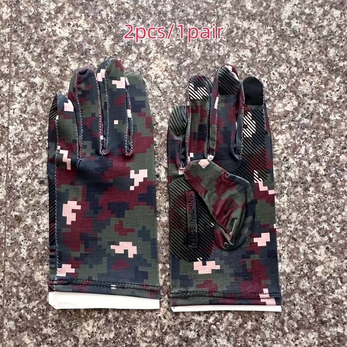 1 Pair Blue One Size Multi Purpose Work Gloves