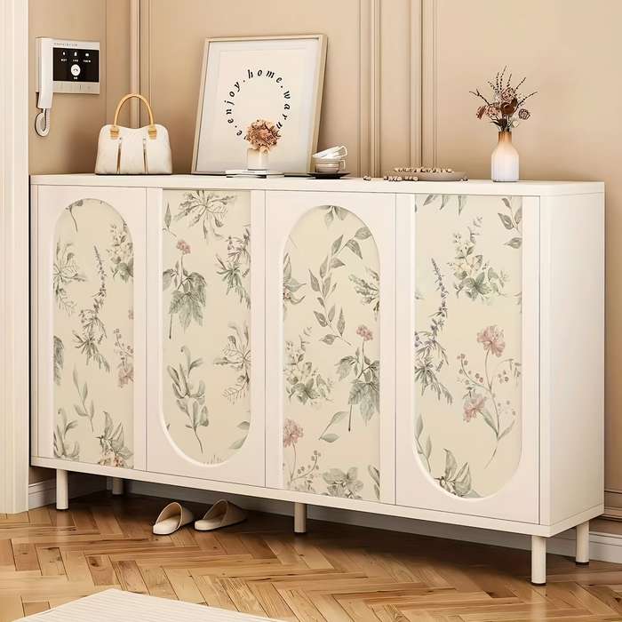 1PC Wall StickersMorning Flowers And Evening Flowers H210.5m LongX44cm Wide
