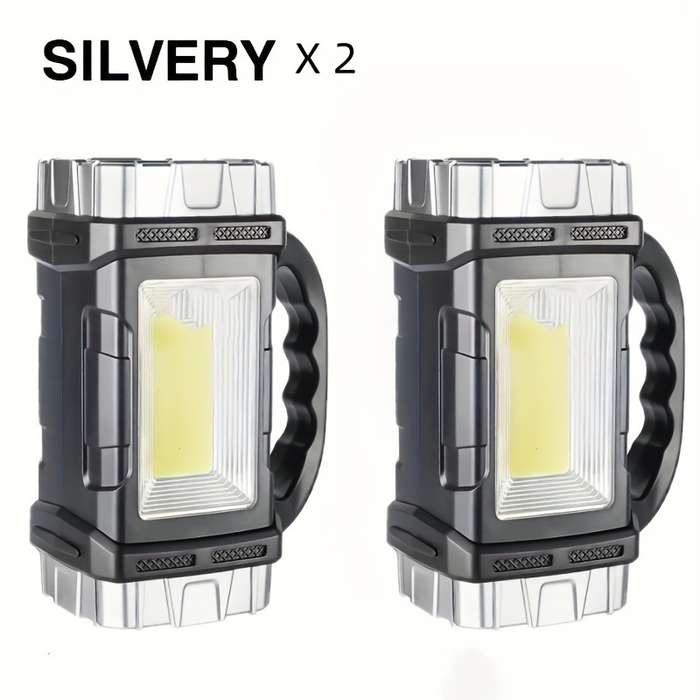 1PC Silvery Flashlight  1 Flashlight