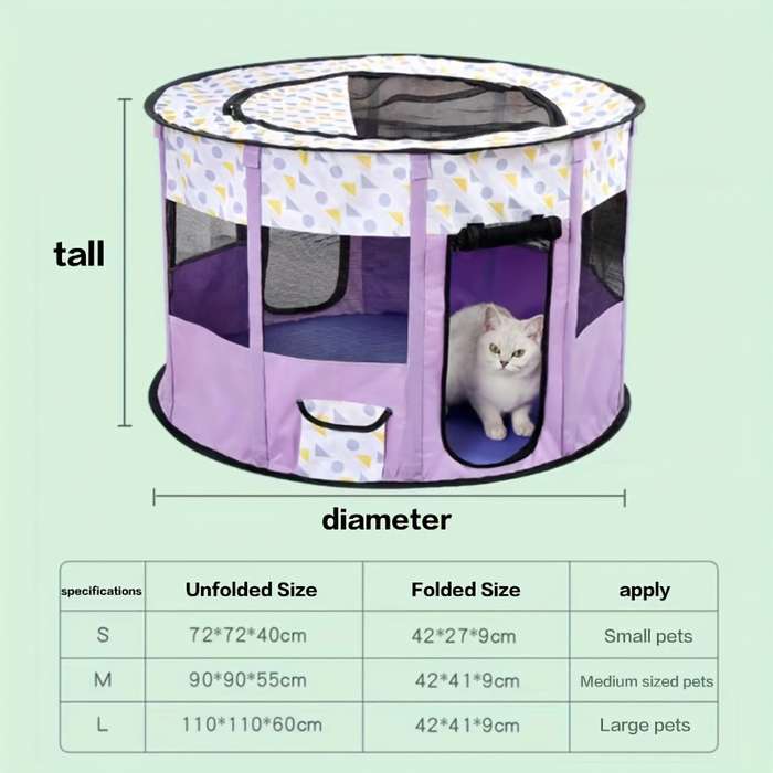 1pc Black Pet Cage