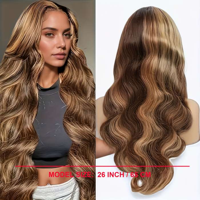 1Pc Golden 66.04cm Fashion Design Wig