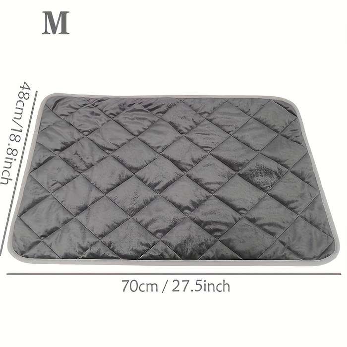 1PC Pet Mat Grey Size S 49.78x39.88cm