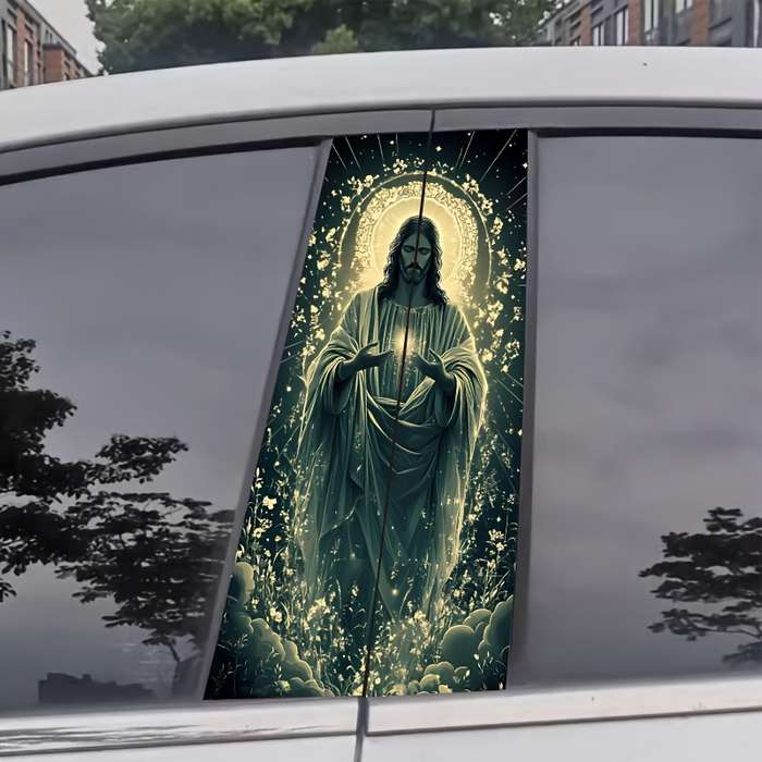 2pcs  25cm50cm Jesus Christian Themed Stickers