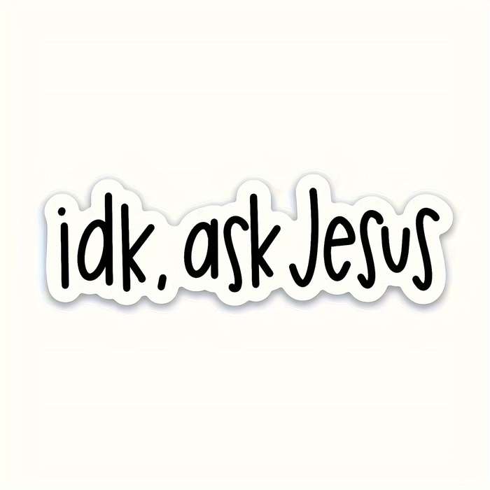 2pcs  Jesus Christian Themed Stickers