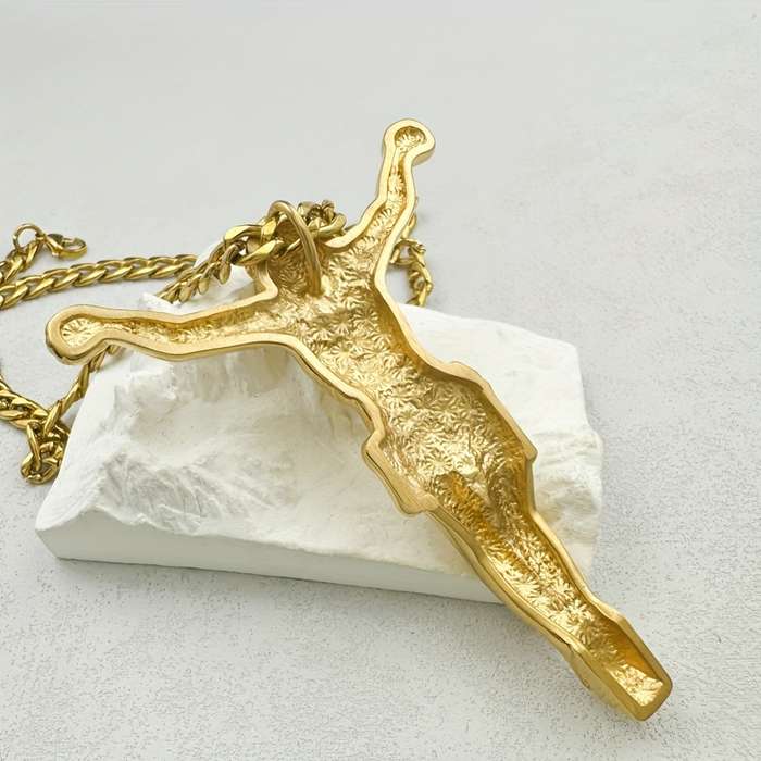 1 Piece Silvery Jesus Theme Pendant