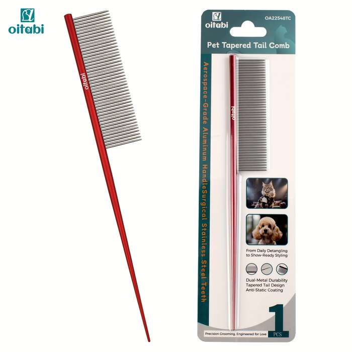 1pc Golden Color Pet Comb