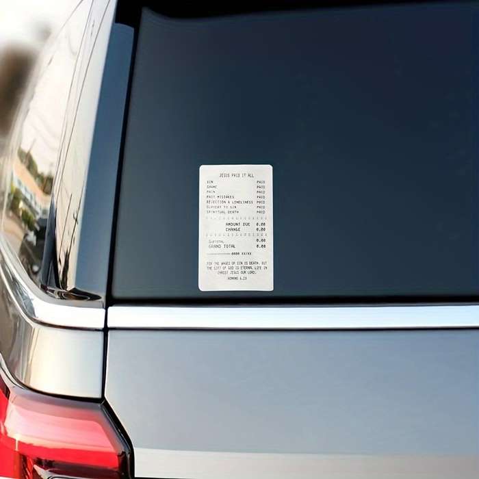 1pc Religion Jesus Christian Themed Stickers