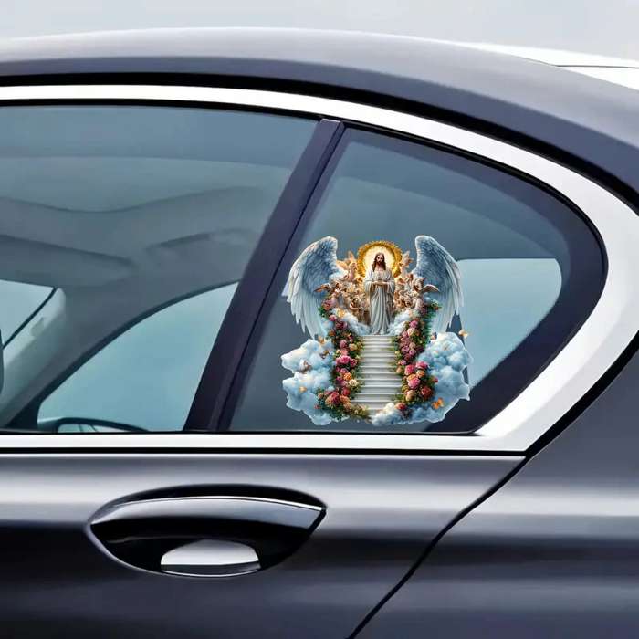 1PC Jesus Angel Wings  Jesus Christian Themed Stickers