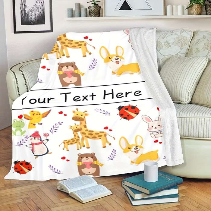 1ps Blanket Color Blue size 150x200cm