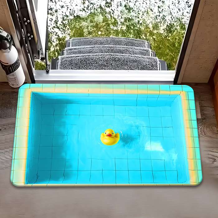 1Pc 15.7x23.6inch 40x60cm Floor Mat