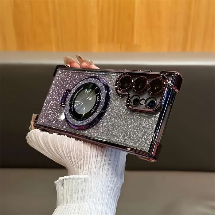1pc Purple For Samsung Galaxy S24 Ultra Phone Cases