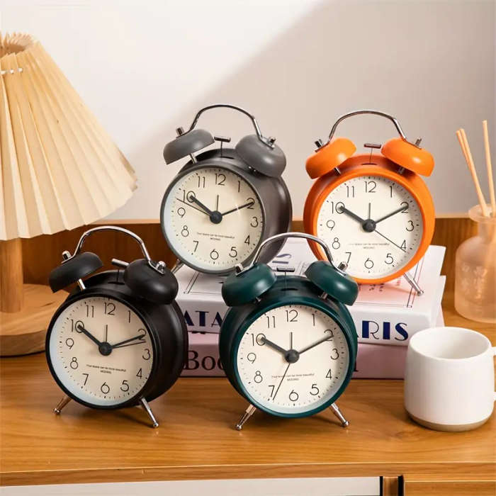 PJ-1150 Retro Double Bell Alarm Clock