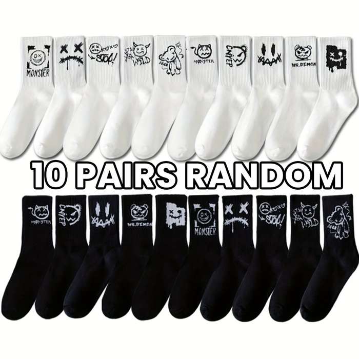 Sock 5 Pairs Of Random  One Size