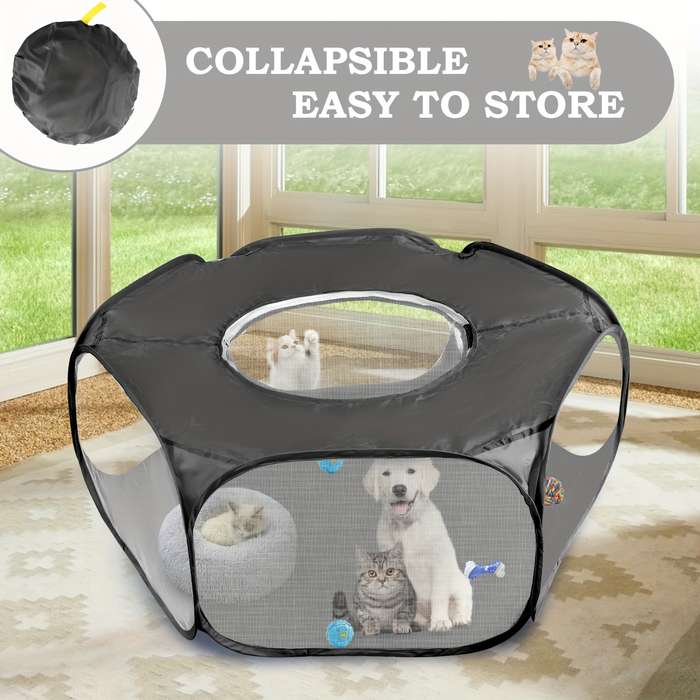 1pc Black (50cm*35cm*40cm) Pet Cage