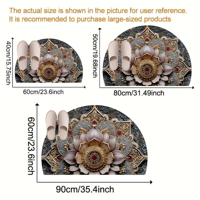1Pc 40x60cm Floor Mat