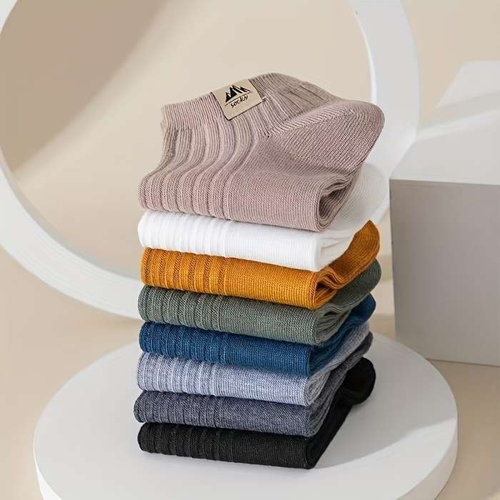 6 Pairs Mixed Pack One Size High Elastic Socks