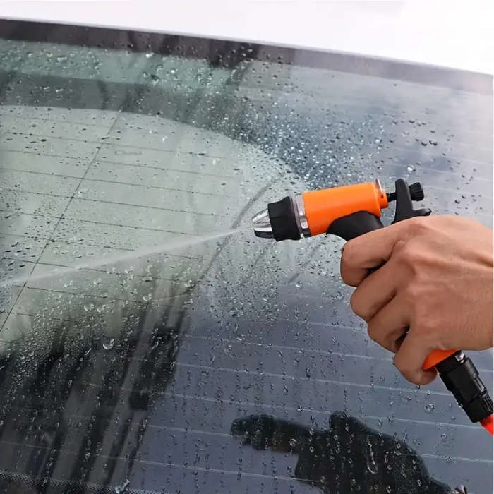 High Pressure Car Wash Gun With Expandable Hose