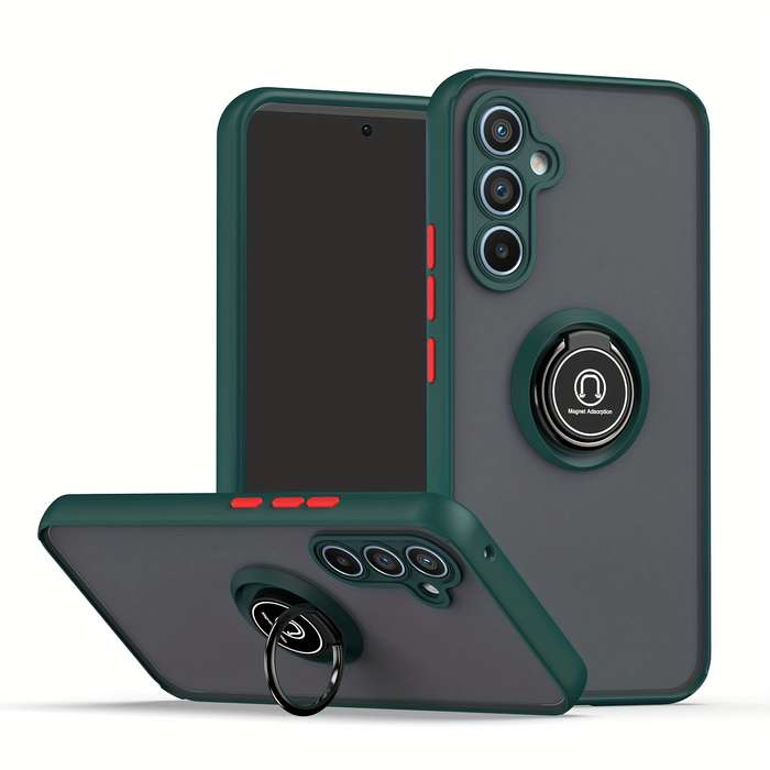 1pc Dark Green For Samsung Galaxy A55 5G Phone Cases