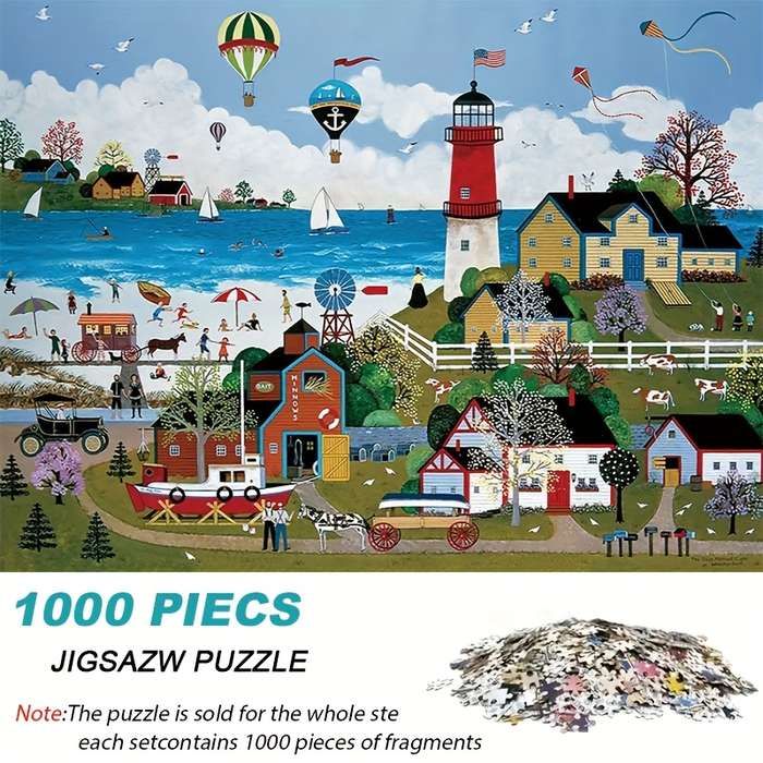 1000pcs Jigsaw Puzzle 75.01x50.01 cm High Difficulty Challenge for Adults Durable