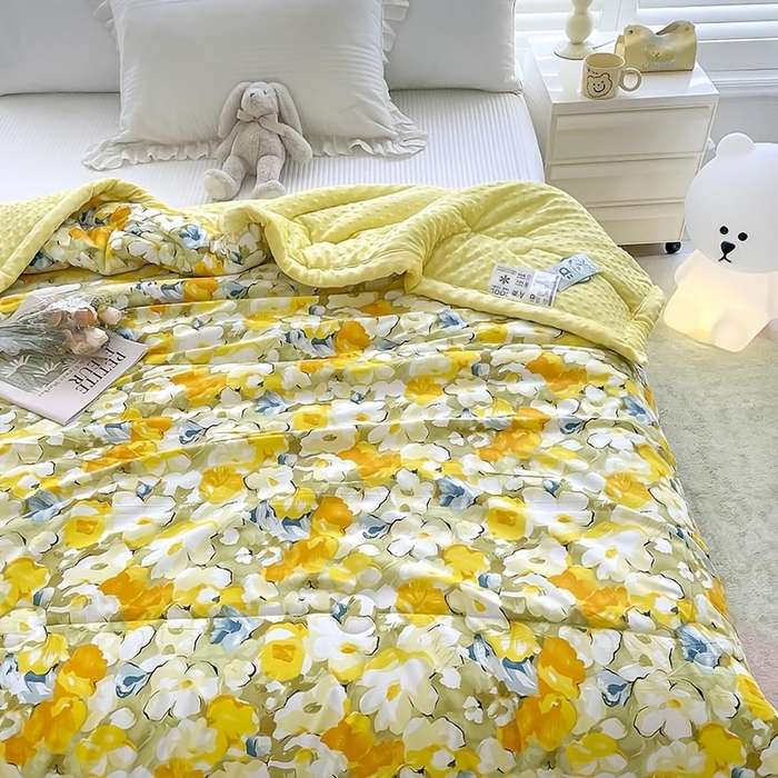 1ps Blanket Color Lemon Yellow size 150cmx200cm
