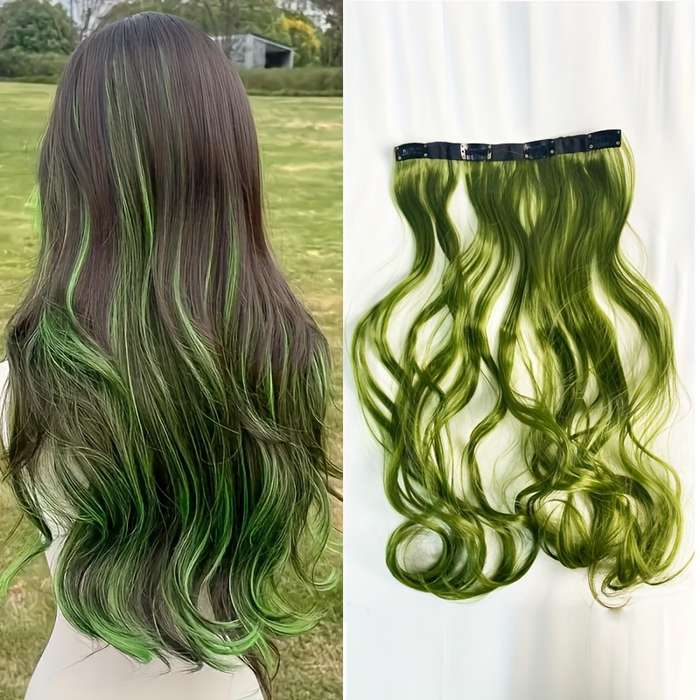 1Pc Haze Blue 50.8cm Fashion Design Wig