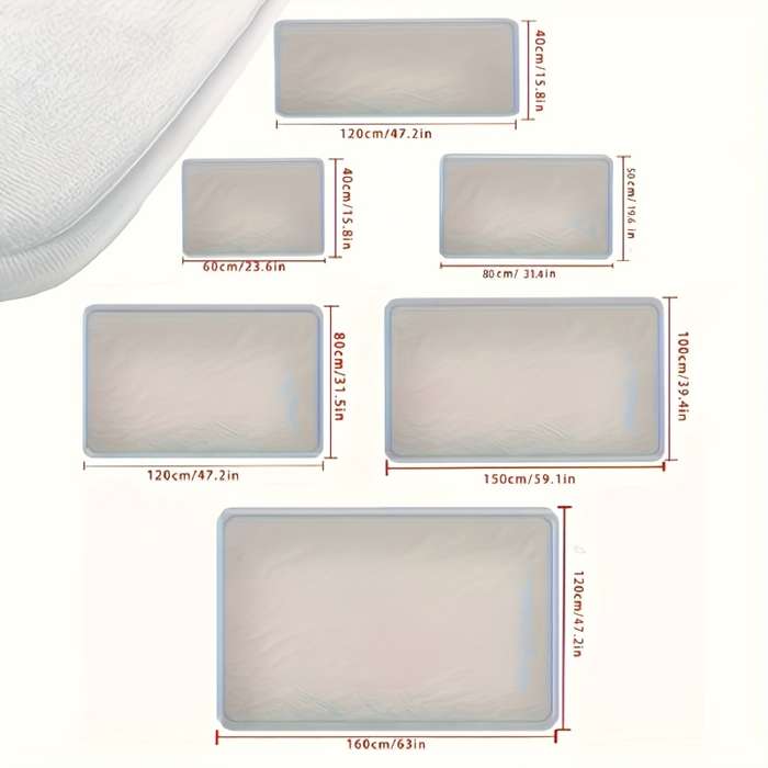 1Pc 19.70x31.50inch 50.01x80.01cm Floor Mat