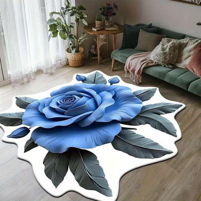 1Pc 120x120cm 47.24x47.24inch Floor Mat