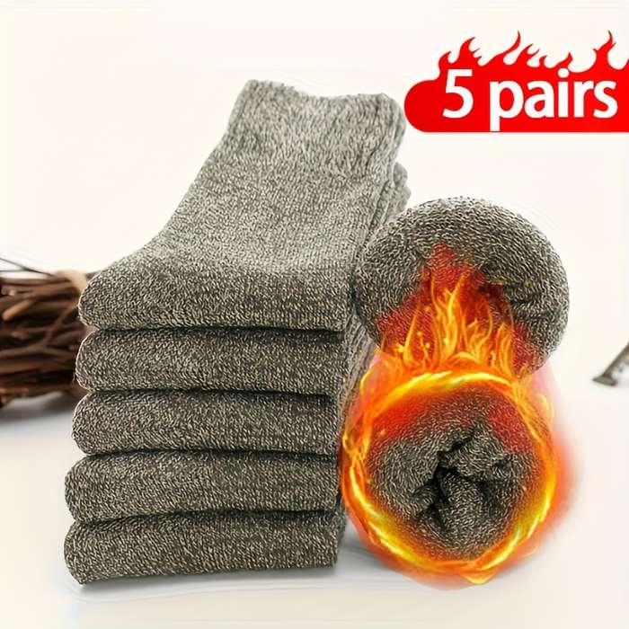 Sock 5Pairs Coffee  One Size