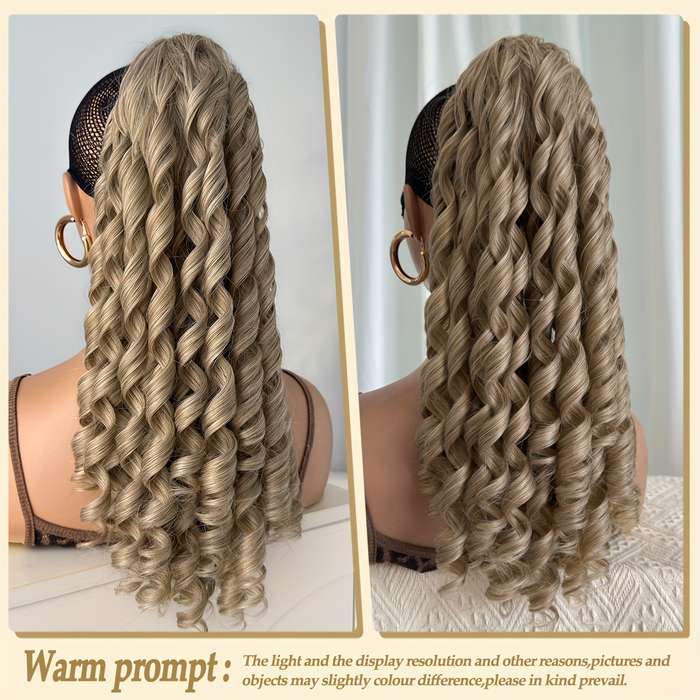 1Pc Golden 50.8cm Fashion Design Wig