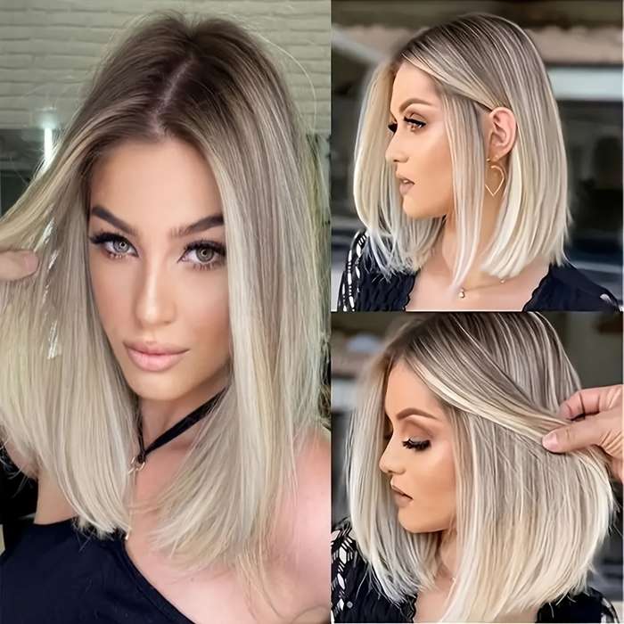 1Pc Mixed Color 30.48cm Fashion Design Wig