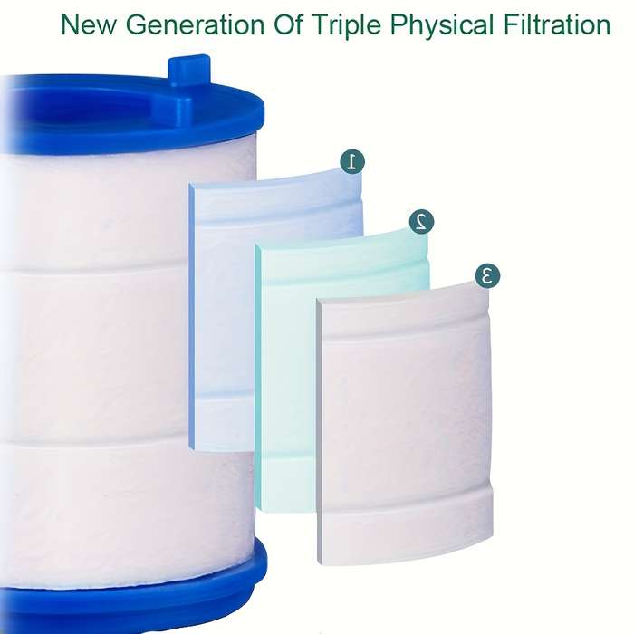 1pc 6-in-1 Combination Home Kitchen Faucet Water Filter System Metal and Plastic Non-Electric Un