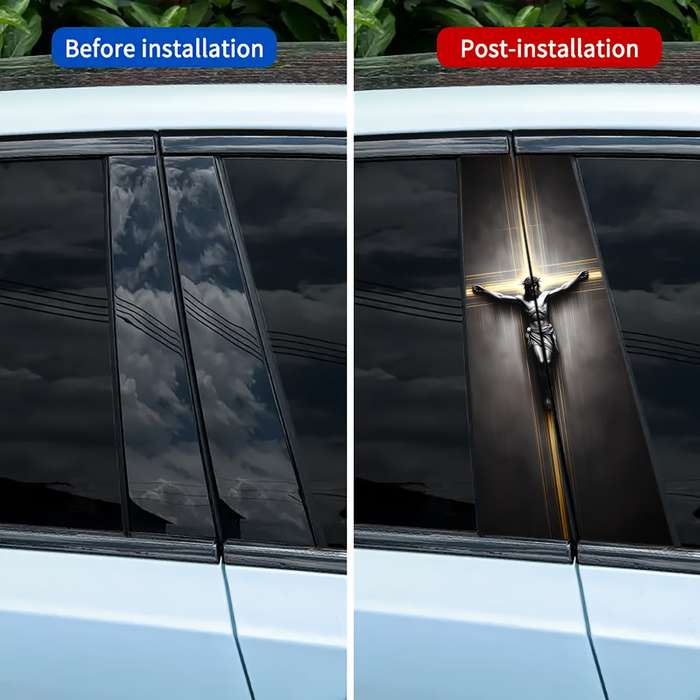 2pcs 25cm50cm Jesus Christian Themed Stickers